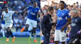 Nueva lesión de Yerry Mina en el primer partido de la temporada