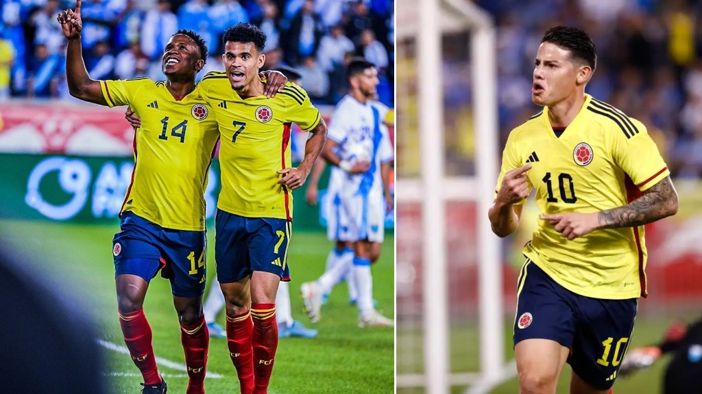 Colombia golea a Guatemala en el debut de Néstor Lorenzo Colombia golea a Guatemala en el debut de Néstor Lorenzo