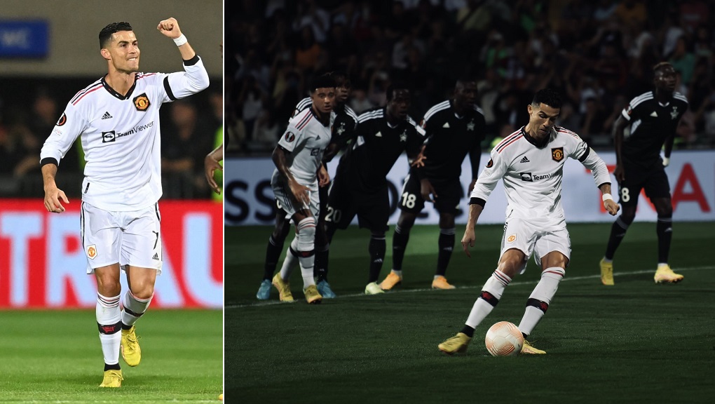 Primer gol de Cristiano Ronaldo en la Historia de la Europa League Primer gol de Cristiano Ronaldo en la Historia de la Europa League