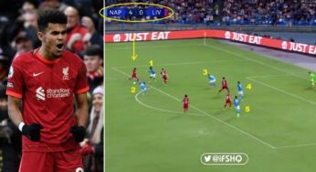 Golazo de Luis Díaz al Napoli en la Champions League