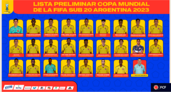 Convocados de Colombia para el Mundial Sub-20 de Argentina 2023