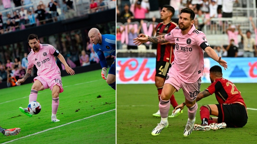 El primer Doblete y Asistencia de Lionel Messi con Inter Miami